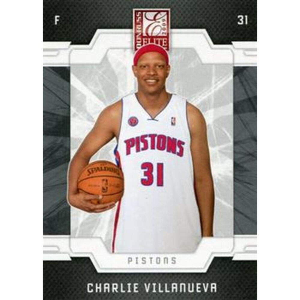 2009 Donruss Elite Basketball Card - #30 Charlie Villanueva